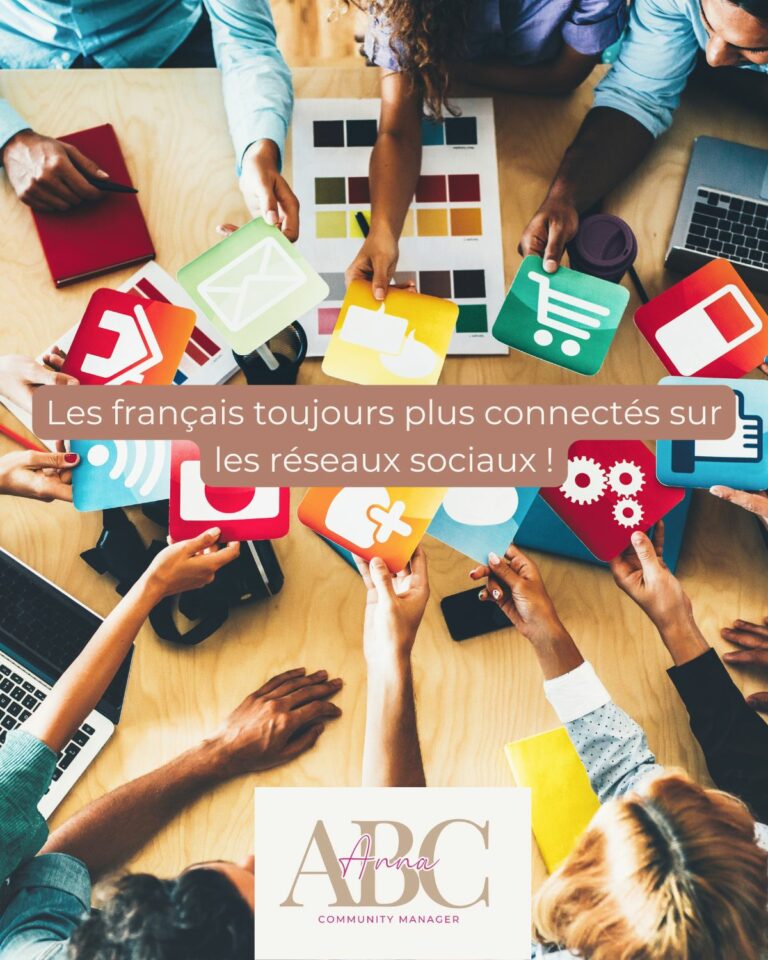 Les français toujours plus connectés sur les réseaux sociaux !