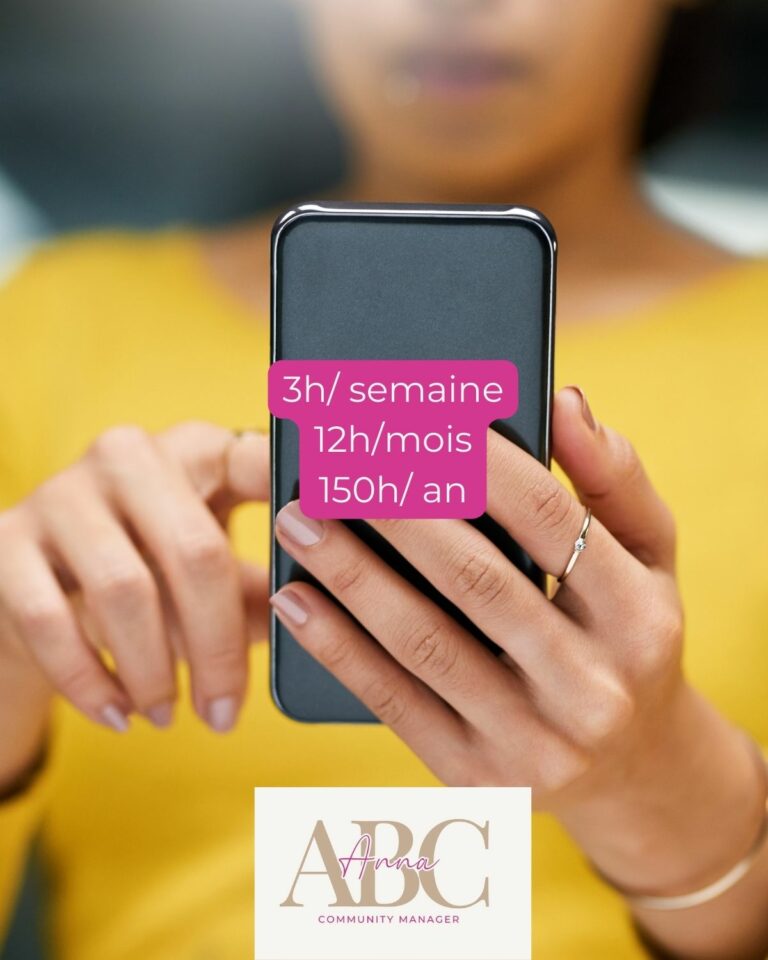 𝗖𝗼𝗺𝗯𝗶𝗲𝗻 𝗱𝗲 𝘁𝗲𝗺𝗽𝘀 𝗰̧𝗮 𝗽𝗿𝗲𝗻𝗱 𝗱𝗲 𝗴𝗲́𝗿𝗲𝗿 𝘀𝗼𝗻 𝗰𝗼𝗺𝗽𝘁𝗲 sur les réseaux sociaux ?